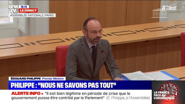 Edouard Philippe: Nos décisions sont souvent prises sur le fondement d'informations parfois incomplètes et souvent contradictoires