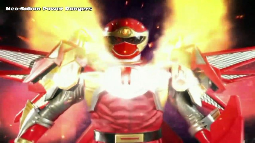Power Rangers - All Red Ranger Battlizer Transformations and Finishers In Space to Ninja Steel