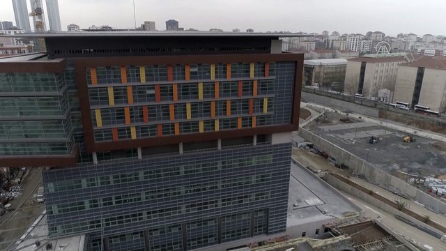 (TEKRAR) Göztepe Şehir Hastanesi'nde hizmet için geri sayım başladı (DRONE) - İSTANBUL