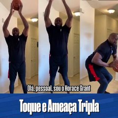 Tap to Triple Threat with Horace Grant (Portuguese Subtitles)