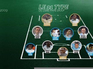 OM - Le 11 type de l'ère Pape Diouf