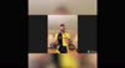 Watford players participate in a virtual workout