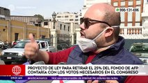 Primera Edición: Proyecto de ley para retirar 25% del fondo de AFP contaría con votos necesarios