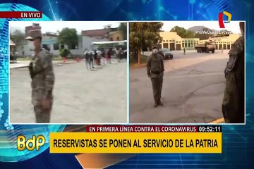 Reservistas del Ejército se ponen al servicio de la Patria