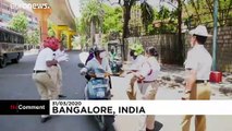 Indien: Polizei warnt mit Coronavirus-Tanz