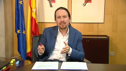 Pablo Iglesias: "La Constitución no es para enseñarla, es para aplicarla"