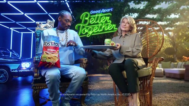 PepsiCo Presents Tostitos Strips & Avocado Salsa Good Apart, Better Together starring Martha Stewart & Snoop Dogg