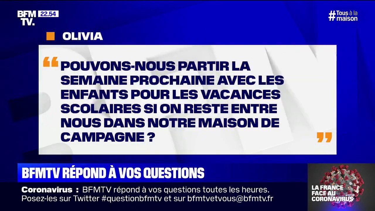 Pouvons-nous partir pour les vacances scolaires...