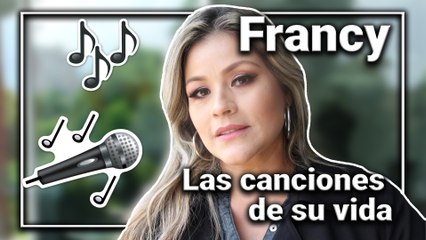Francy canta las canciones que han marcado su carrera y su vida personal