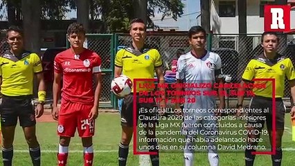 Liga MX oficializó cancelación de los torneos Sub 13, Sub 15, Sub 17 y Sub 20
