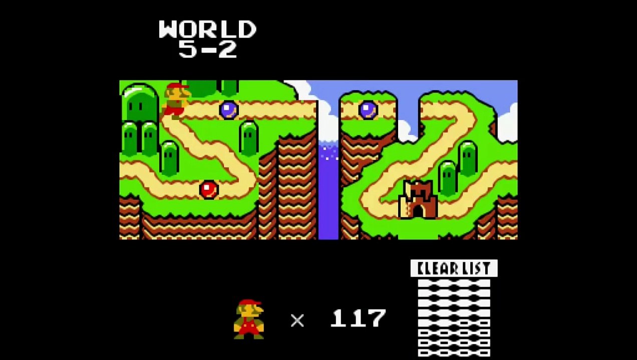 GAMEBOY ADVANCE SUPER MARIO BROS. DELUXE WORLD 5 - 1 TO 5 - 4