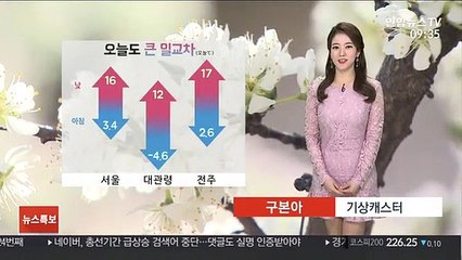 [날씨] 낮 맑고 포근…건조특보 확대 강화