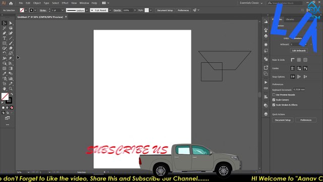 Scale Tool | Adobe Illustrator | Learn Graphics HIndi | Class 26 | @Aanav Creations @Technical Maanav