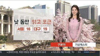 [날씨] 낮 포근, 서울 16도…건조특보 확대, 강화