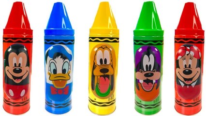 Colorful Crayons Mickey Mouse Clubhouse Friends Weeble Playground