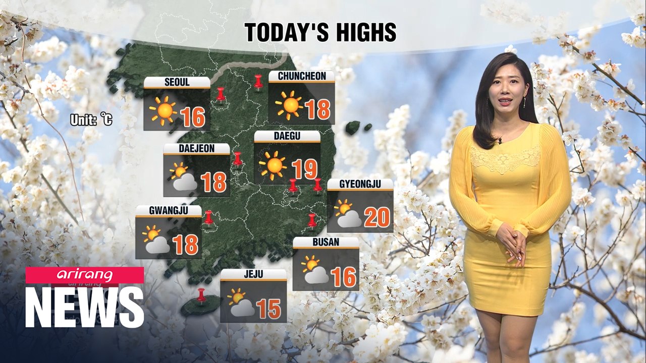 [Weather] Mostly dry with sunny spells