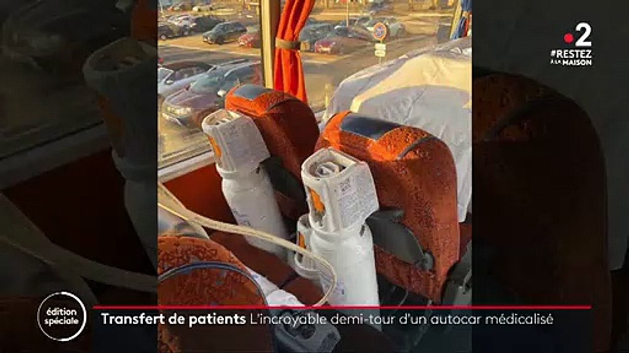 Coronavirus - L'incroyable problème administratif qui a obligé un bus médicalisé avec des patients en réanimation... à faire demi-tour au bout d'une heure !