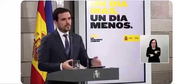 Alberto Garzón, El Genio: Hemos comprobado que ahora que no hay eventos deportivos... han bajado las estadísticas de apuestas deportivas