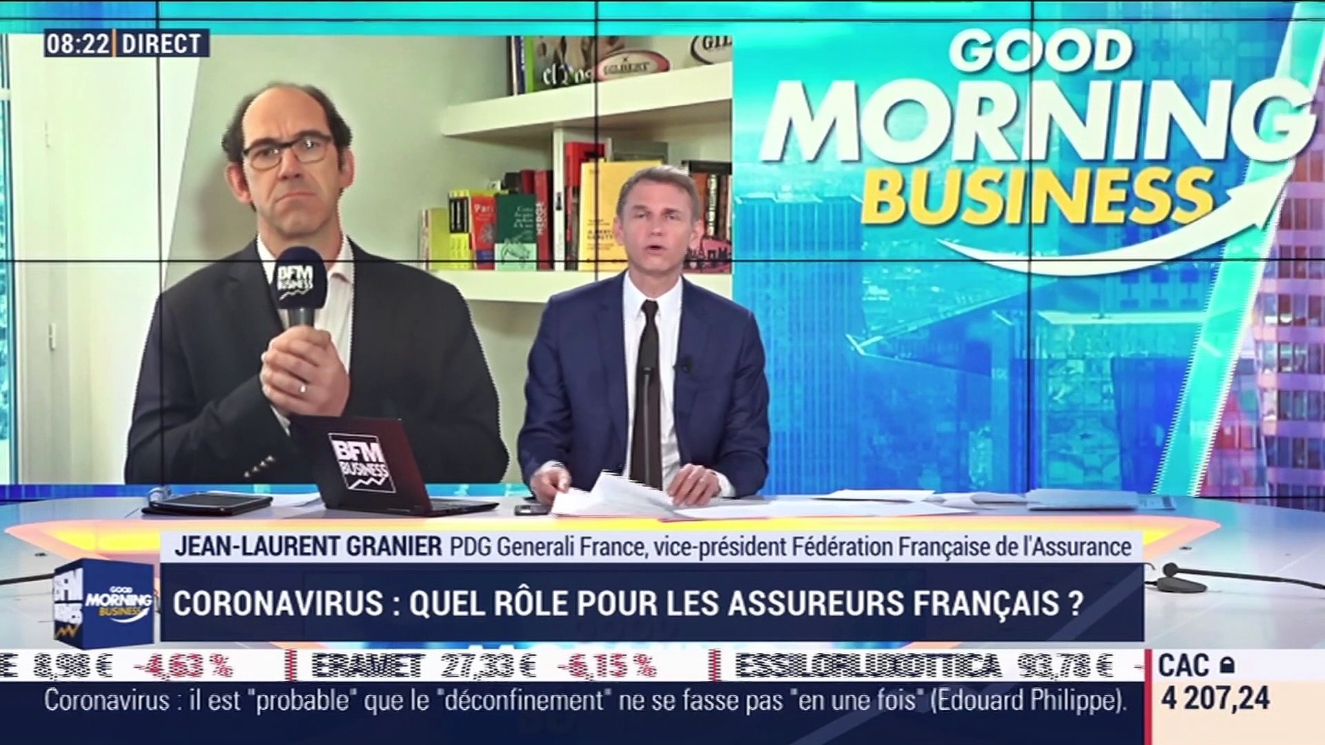 Jean-Laurent Granier (Generali France) : Coronavirus, quel rôle pour les  assureurs français - 02/04 - Vidéo Dailymotion