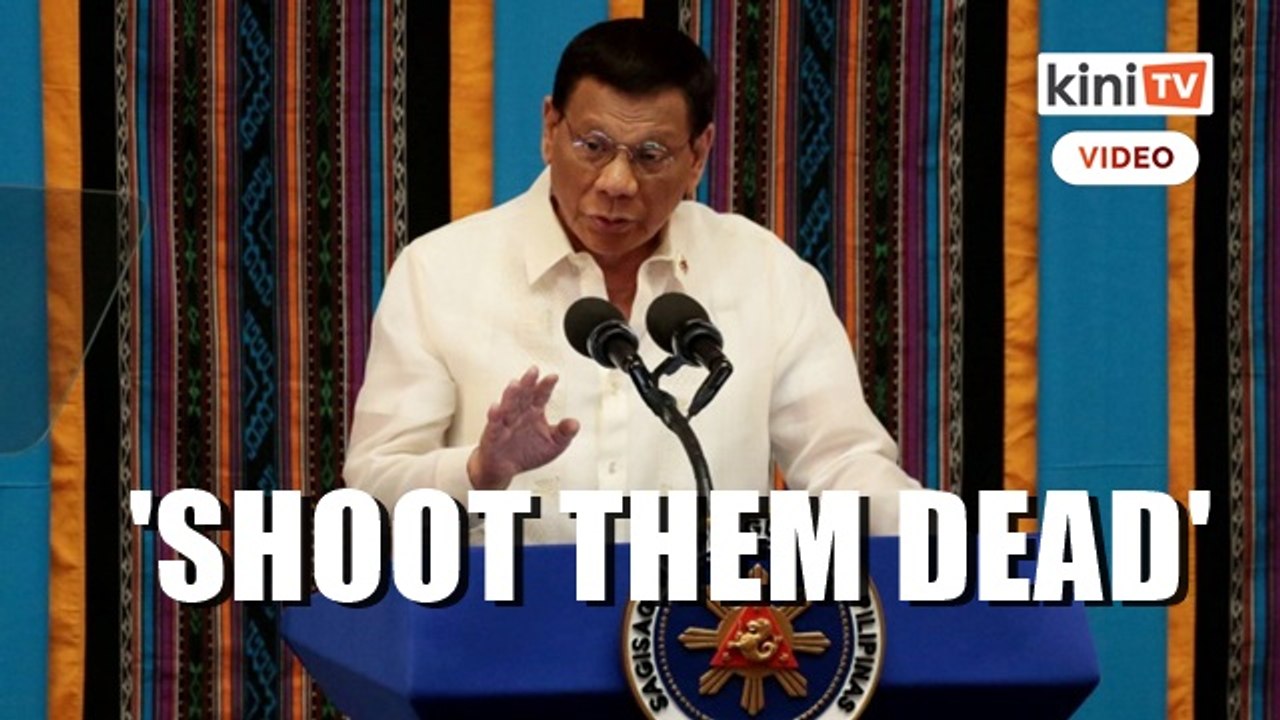 'Shoot them dead' - Duterte says won't tolerate lockdown violators