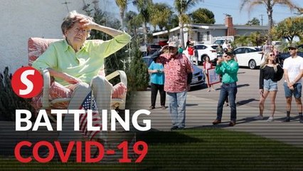 104-year-old veteran's drive-by birthday celebration