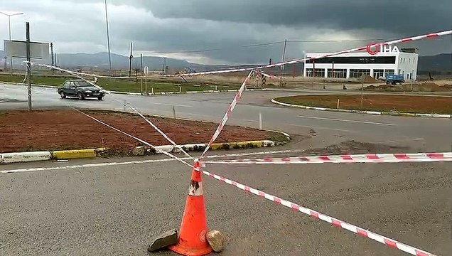 Gemerek'e giriş çıkışlar kapatıldı