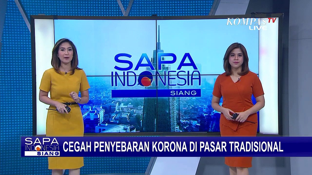 Cegah Penyebaran Corona di Pasar Tradisional