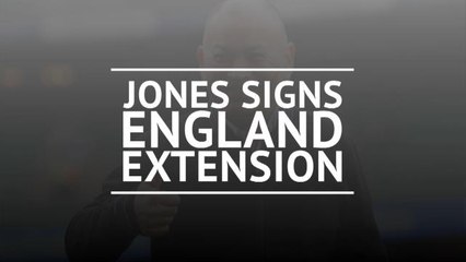 Breaking News - Jones signs England extension