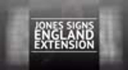 Breaking News - Jones signs England extension