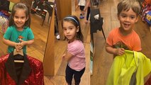 Karan Johar से Yash Ruhi ने कहा सादे कपड़े पहनो Dadda | Karan Johar's Children Viral Video | Boldsky