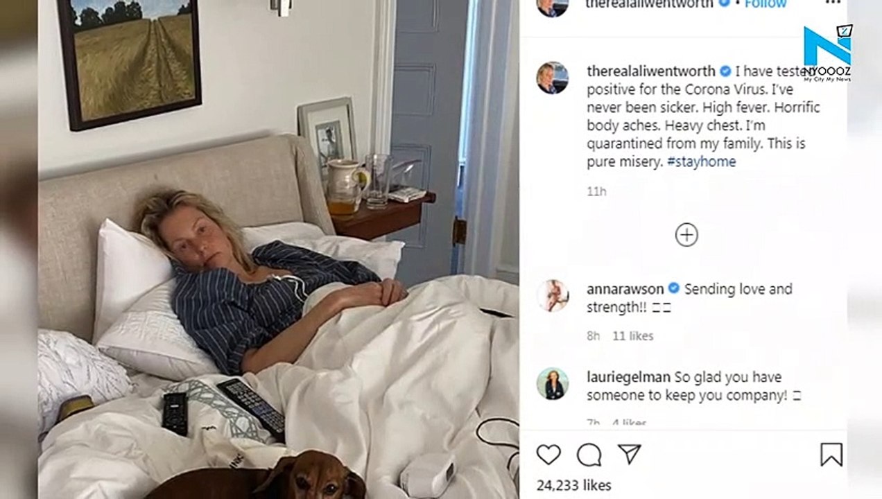 Actor Ali Wentworth tests positive for Coronavirus, says "I have never been sicker"