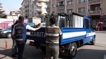 Başkentteki sebze pazarında "Kovid-19 talimatları" uygulanmaya başlandı