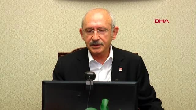 KILIÇDAROĞLU SENDİKA BAŞKANLARI İLE TELEKONFERANS ARACILIĞIYLA KONUŞTU