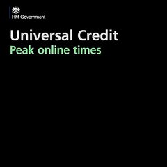 The busiest times online for Universal Credit claimants