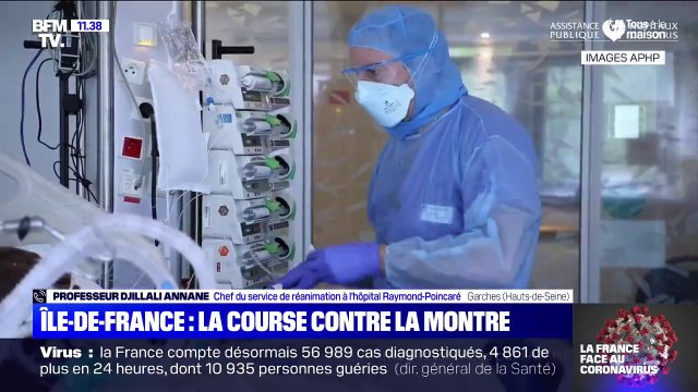 Djillali Annane: On arrive à liberer une à deux places par jour en réanimation en partie grce aux transferts