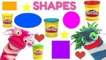 Fizzy and Phoebe Learn Different Shapes and Colors with Play Doh