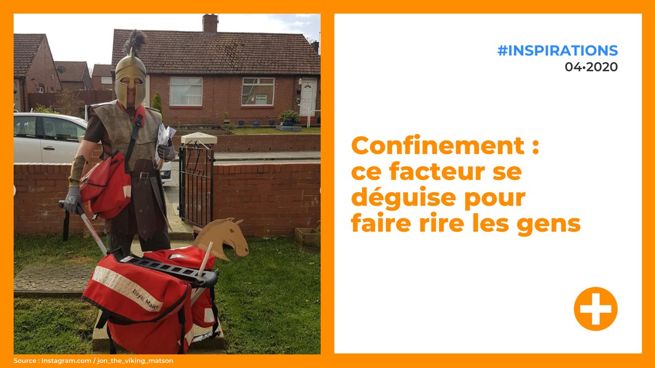 Confinement : ce facteur se déguise pour faire rire les gens
