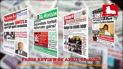 CAMEROONIAN PRESS REVIEW OF APRIL 2, 2020