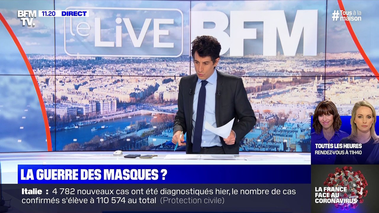 Des masques destinés à la France détournés - 02/04