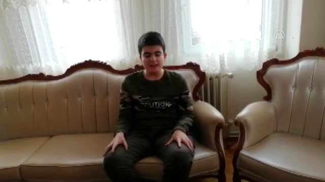 Otizmli çocuklardan evde kal mesajı