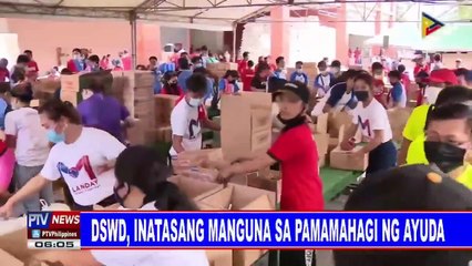DSWD, inatasang manguna sa pamamahagi ng ayuda