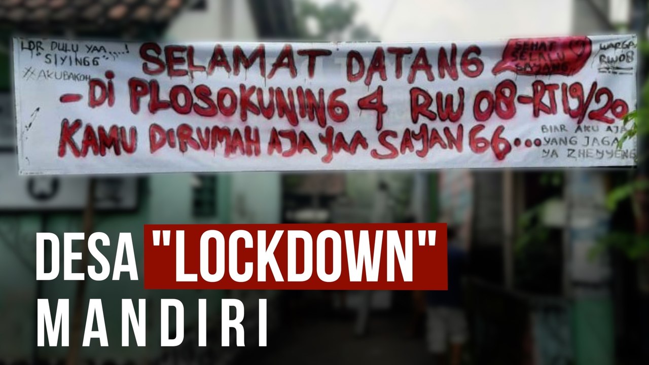 "Lockdown" Mandiri, Bagaimana Aktivitas dan Geliat Ekonomi Warga Desa?