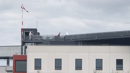 Arrivée de patients de région parisienne au CHU de Caen