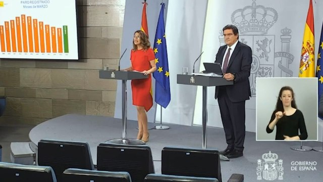 Díaz califica como absolutamente excepcional el incremento de los datos del paro