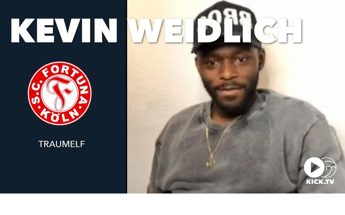 SC Fortuna Köln-Kicker Kevin Weidlich verrät uns seine Traumelf