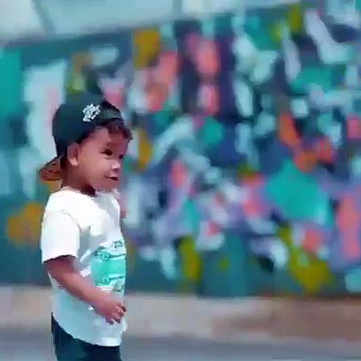 cute kid dancing