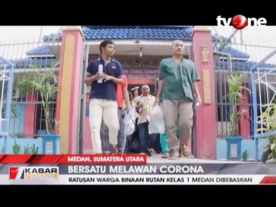 Cegah Wabah Corona, Ratusan Napi di Medan Dibebaskan