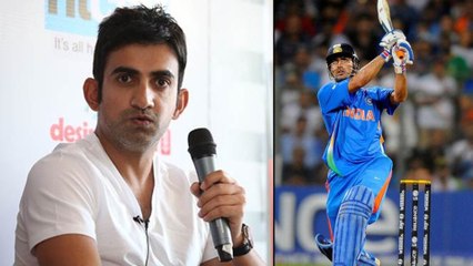 Gautam Gambhir Loses His Cool For Glorifying MS Dhoni’s Winning Six In 2011 WC Final