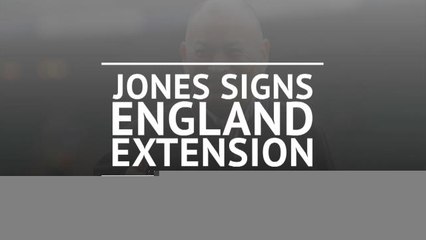 Breaking News - Jones signs England extension