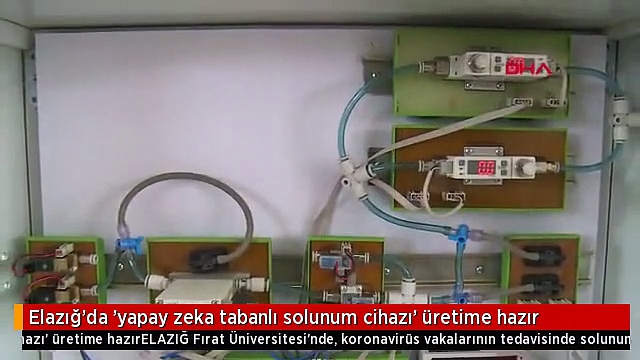 Elazığ'da 'yapay zeka tabanlı solunum cihazı' üretime hazır